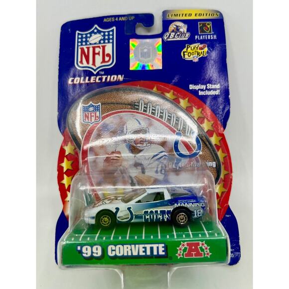 NFL Collection, Peyton Manning '99 Corvette Hasbro 2000 Limited Edition - Picture 1 of 3